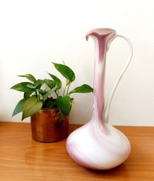 Aiguière Murano rose