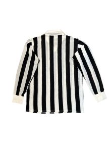 Polo vintage rayures noir et blanc 