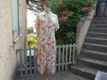 ROBE VINTAGE CANOVAS TBE T 38 40 QUASI NEUF COTON FRANCE 