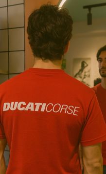 T-shirt Shell Ducati Corse vintage 
