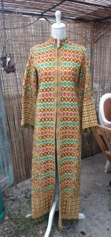 Maxi Robe/Manteau - Cachemire Indien VINTAGE 1970