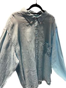 Chemise Ralph lauren bleu claire