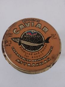 Boite vide de Caviar Malossol