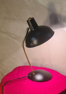 lampe de bureau  40x25   elec ok  or et noir tres bon etat