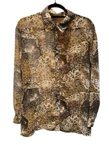 Chemise léopards vintage 