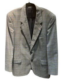 Blazer à carreaux vintage 
