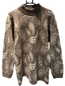 Pull en laine floral 