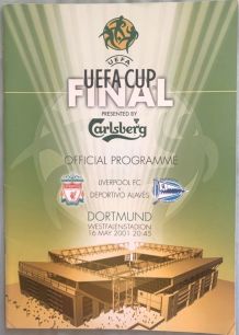 UEFA Cup Final, Liverpool v Deportivo Alaves, 16.5.01