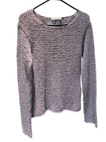 Pull en tricot violet Cerruti