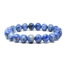 Bracelet Pierre naturelle 6 mm Jaspe bleu