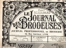 affiche revue 1936 le journal des brodeuses 