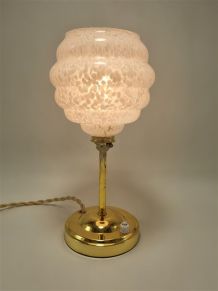 Lampe en verre de Clichy