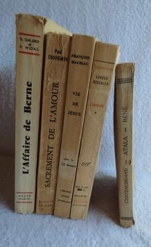 Lot 5 Livres anciens - Tendance Déco