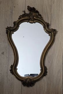 Miroir style baroque en résine 