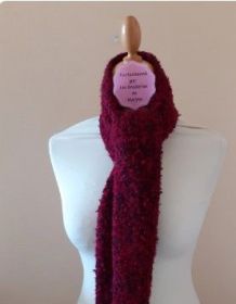 Echarpe en tissu acrylique recyclé