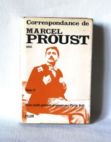 Correspondance de Marcel Proust 1905. Tome V.