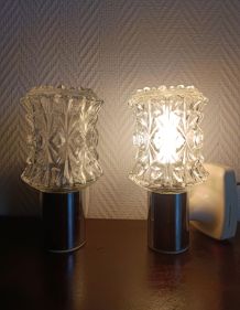 Paire d'appliques Targetti Sankey Italie 1970 