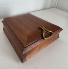 Distributeur cigares cigarettes vintage 1960 bois doré - 20 