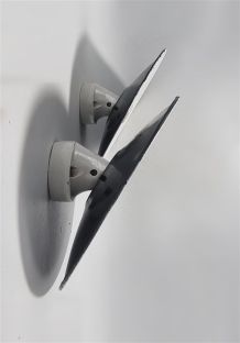 Appliques murales en tôle émaillée