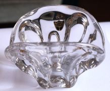 CENDRIER en cristal de BAYEL