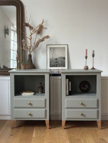 Paire de chevets  vintage