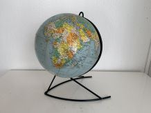Globe vintage 1960 terrestre Girard Barrère mappemonde - 33 