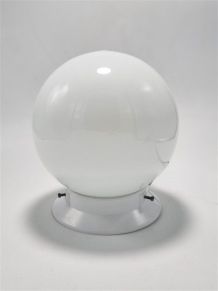 Plafonnier globe opaline