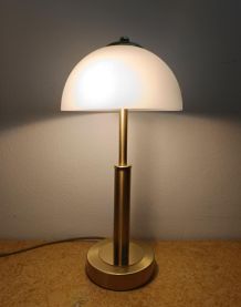 Lampe de bureau dorée style art déco 