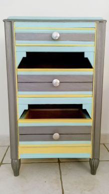 commode en bois restaurée