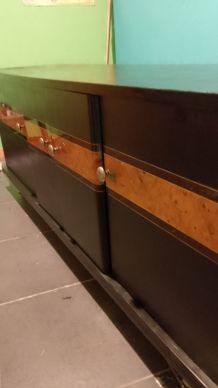 buffet bas style art déco, rénové