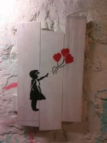 Peinture sur bois de palette 