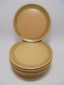 10 assiettes à dessert Sarreguemines