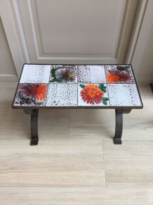 Table Faïence et étain 