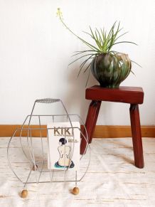 Porte-revues ou vinyles spoutnik space age 1970 