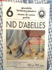 1 lot de 6  torchons