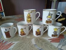 Tasses porcelaine modèle Chauvigny 
