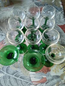 Verres à vin blanc vintages