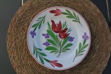 Assiette à dessert ancienne