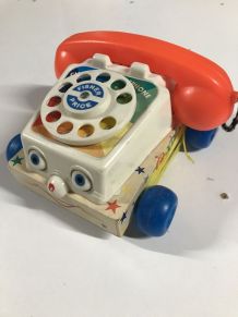 Telephone vintage fisher price 1970