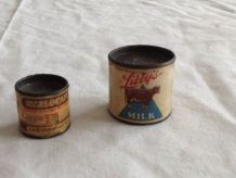 ancien boite miniature lait milk et maisocafé