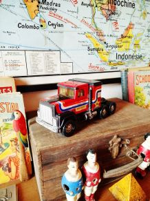 Camion transport vintage NBC | Gozan Espagne – Jouet rétro