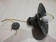 Suspension Globe En Verre Et Fer Style loft.