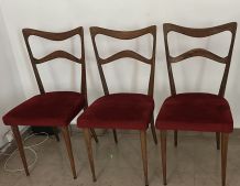 6 Chaises 1950 Consorzio Sedie Friuli  