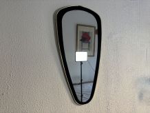 Miroir vintage 1960 rétroviseur asymétrique - 69 x 35 cm