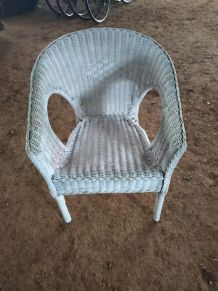 Fauteuil Rotin