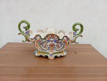 Superbe jardinière en faience de Desvres  fourmaintraux 