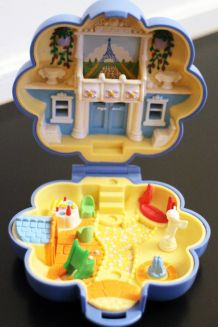 Polly Pocket vintage fleur bleue Paris