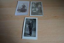 lot de 3 cartes postale