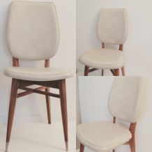 Chaise de style scandinave vintage des années 70 