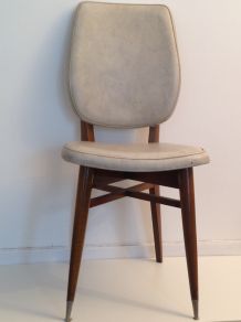 Chaise de style scandinave vintage des années 70 